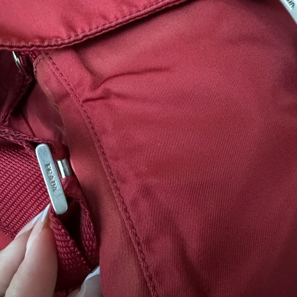 Prada Red Nylon Crossbody - Picture 6 of 9